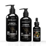 KERATIN PROTEIN SHAMPOO + CONDITIONER + HAIR SERUM  COMBO PACK