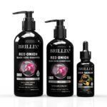RED ONION BLACK SEED SHAMPOO + CONDITIONER + HAIR SERUM COMBO PACK